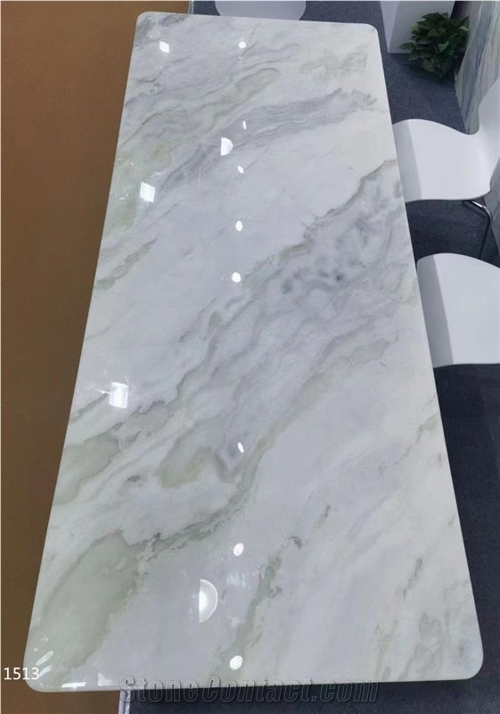 Caribbean Island Marble Slabs Oyster White Dover Stone Tile