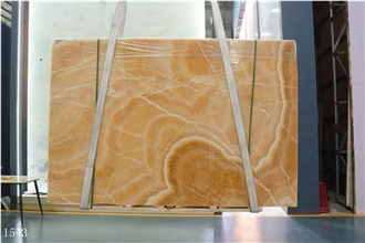 China Honey Onyx Slabs Golden Agate Onix Tile Wall Floor Use
