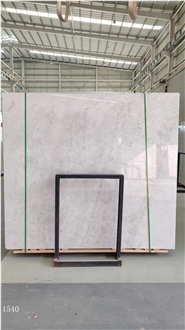 China Yabo White Marble Big Slabs Tiles Interior Floor Use