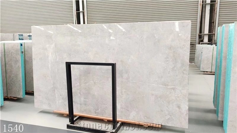 China Yabo White Marble Big Slabs Tiles Interior Floor Use
