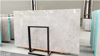 China Yabo White Marble Big Slabs Tiles Interior Floor Use