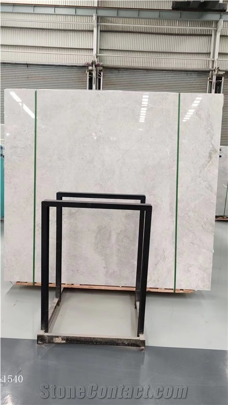 China Yabo White Marble Big Slabs Tiles Interior Floor Use