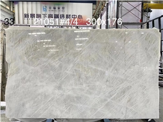 Crystal Ice Quartzite Slabs Crystalline White Wall Tile
