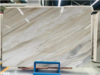 Dionyssos Bojue White Marble Slabs Interior Floor Wall Use