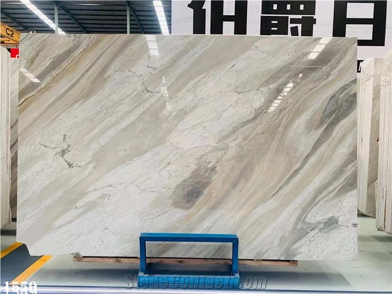 Dionyssos Bojue White Marble Slabs Interior Floor Wall Use