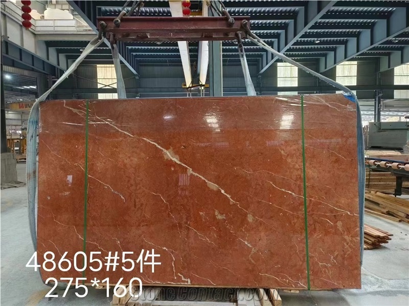 Rosso Alicante Marble Tiles Rojo Marmol Red Stone Big Slab