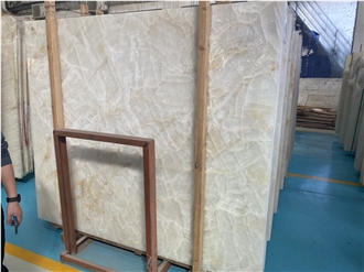 Sefid Bloor Onyx Slabs White Onix Tile Wall Decoration