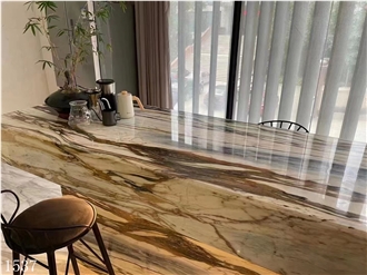 Siena Gold Tiles Giallo Siena Unito Golden Marble Slab