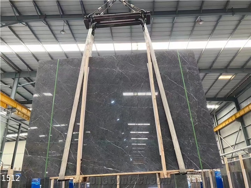 Wyndham Grey Marble Tiles Big Slab Interior Wall Use