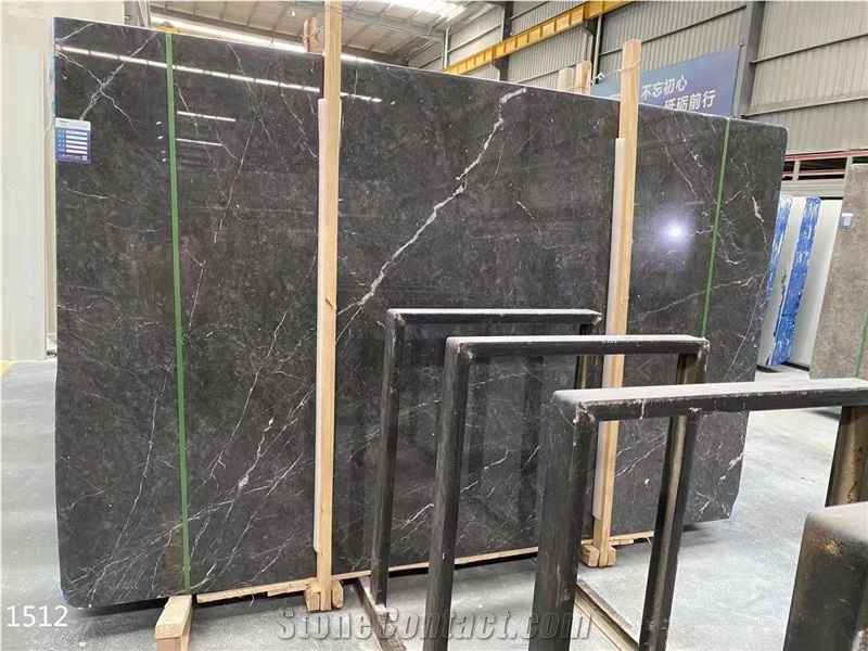 Wyndham Grey Marble Tiles Big Slab Interior Wall Use