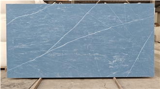 Blue Quartz 6036 Mamie Quartz Slabs Blue Quartz 6036 Mamie Quartz Slabs