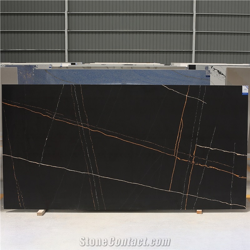 Gold Vein 5048 Lauren Gold Quartz Slabs