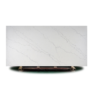 Venatino Statuary Calacatta White Quartz Stone  Countertops