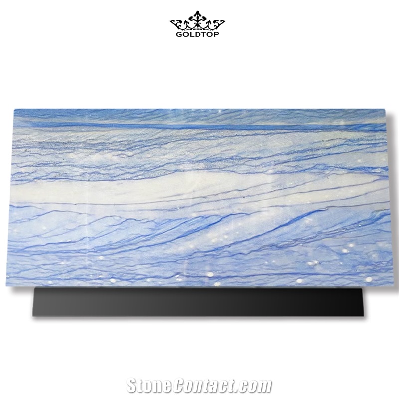 Height End Blue Azul Macaubas Quartzite Slabs