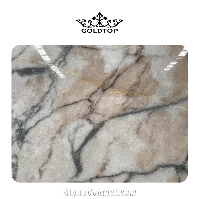 Luxury Bulgari White Marble Slabs For  Project