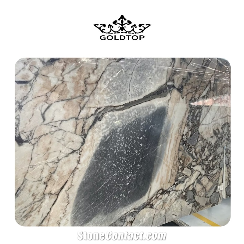 Luxury Bulgari White Marble Slabs For  Project