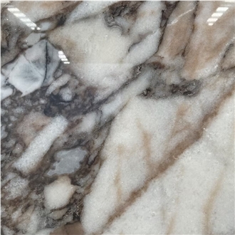 Luxury Bulgari White Marble Slabs For  Project