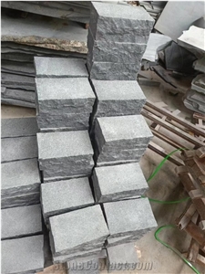 G684 Black Basalt Cobble Setts Paving Stone