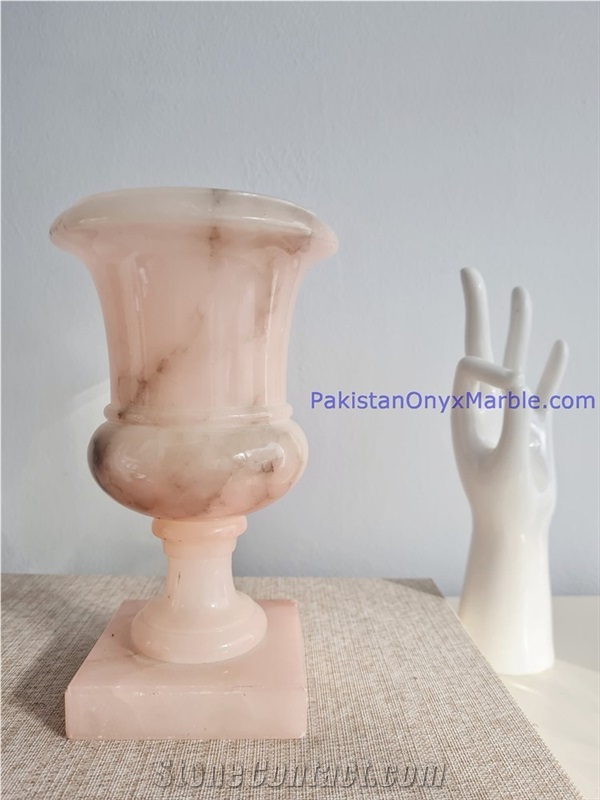 Pink Onyx Vases, Planters Home Decor Products