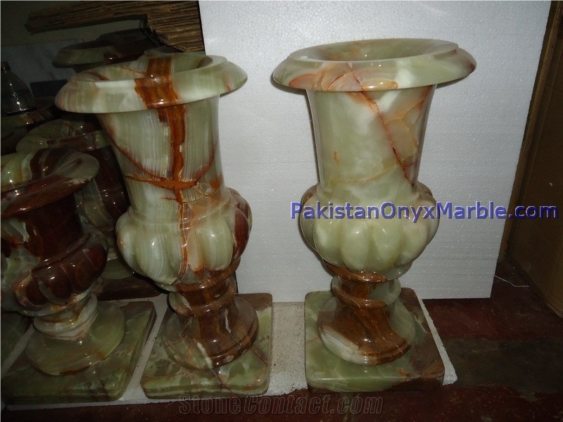 Pink Onyx Vases, Planters Home Decor Products