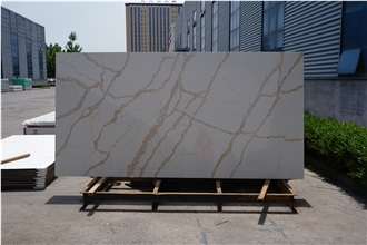 Artificial Quartz Calacatta Gold Veins Artificial Calacatta