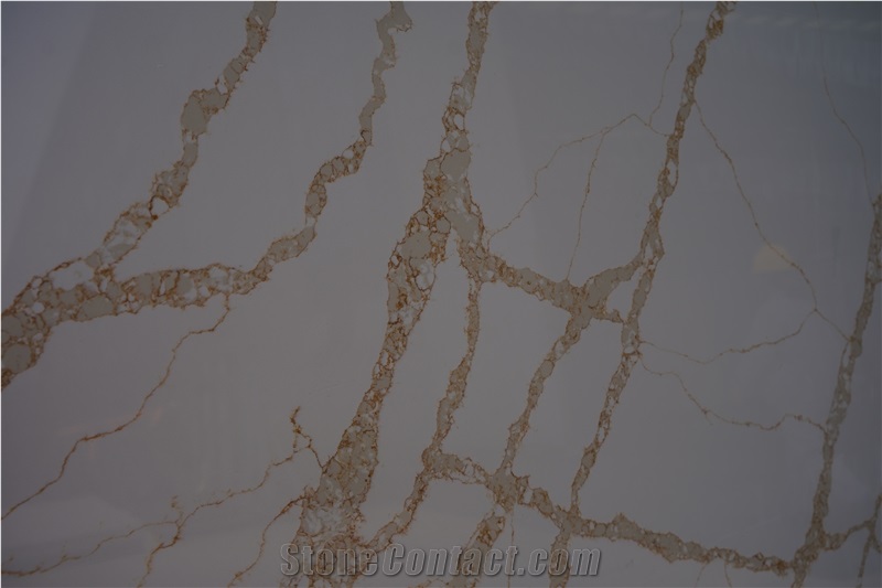 Artificial Quartz Calacatta Gold Veins Artificial Calacatta