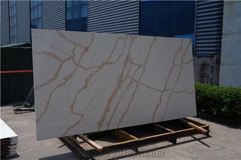 Artificial Quartz Calacatta Gold Veins Artificial Calacatta