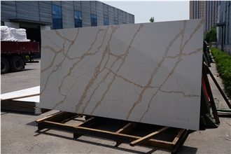Artificial Quartz Calacatta Gold Veins Artificial Calacatta