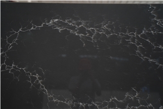 Black Gold Calacatta Quartz  Artificial Calacatta