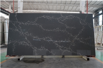 Black Gold Calacatta Quartz  Artificial Calacatta
