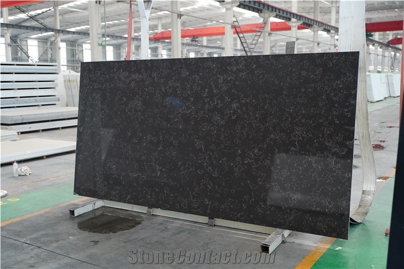 Brown Quartz Carrara With Natural Design  Artificial Carrara