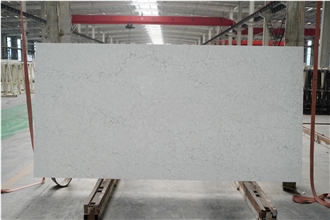 Carrara Quartz Stone With Marble Look  Artificial Carrara