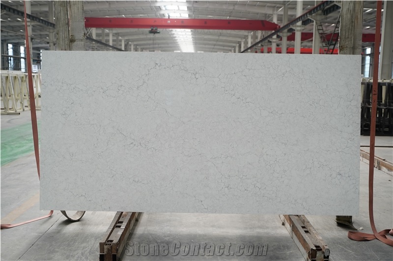 Marble Look Quartz Carrara  Artificial Carrara