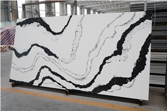 Panda Quartz Calaccata  Artificial Stone Slabs