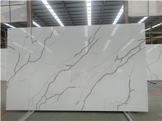 Calacatta Gold Marble Look Quartz Slabs