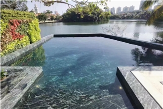 Prada Green Marble Slabs For Interior And Exterior Design