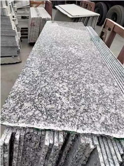 Spray White Granite Slabs For Interior And Exterior Design