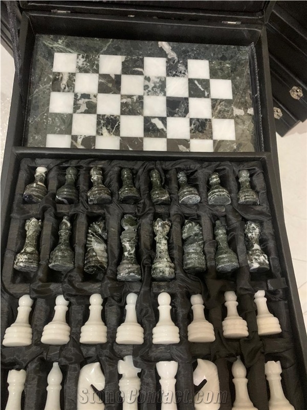 Multicolor Green Onyx Chess Boards