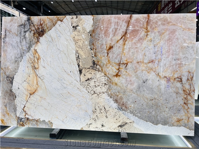 Brazil Pandora Beige Quartzite Slabs