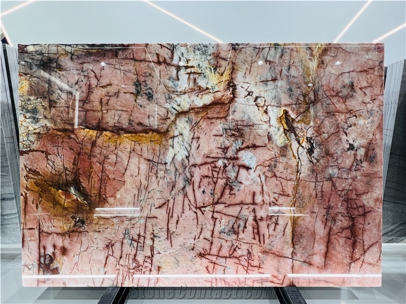 Cosmopolitan Red Quartzite Slabs