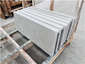 Dropface Cinderella Gray Marble Coping Tile Pool Pavers
