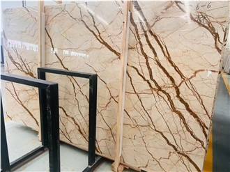 Golden Spider Marble Slabs
