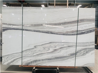 Greece Cloudy White Marble Slabs Greece Cloudy White Marble Slabs