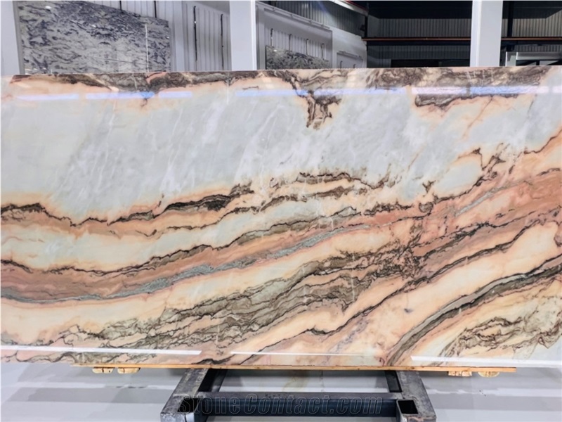 Rosa Aurora Borba Marble Slabs