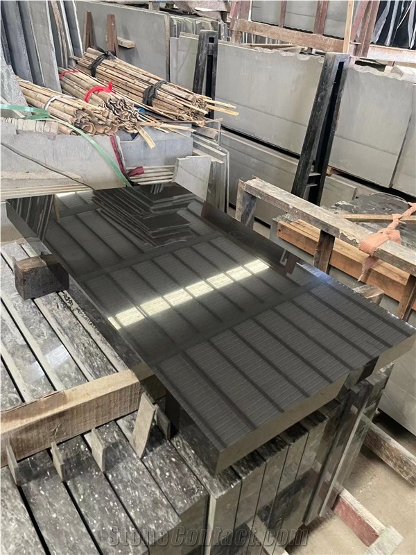 China Mongolia Black Granite Slab Tile Polished Wall Tiles