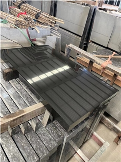 China Mongolia Black Granite Slab Tile Polished Wall Tiles