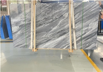 Florence Grey Nuvolato Grey Marble Slabs POLISHED