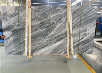 Florence Grey Nuvolato Grey Marble Slabs POLISHED