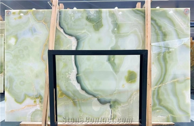 Iran Light Green Onyx Wall Tiles