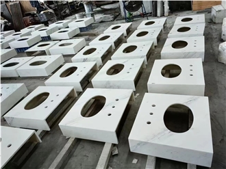 Italy Calacatta Carrara Marble Bathroom Countertops Italy Calacatta Carrara Marble Bathroom Countertops